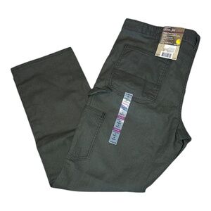 Carhartt 100723 316 Moss Green Women's Series 1889 Slim Double Front Dungaree 18